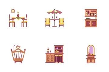 Muebles Paquete de Iconos