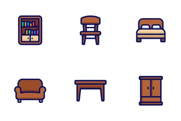 Muebles Paquete de Iconos