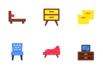 Muebles Paquete de Iconos