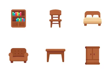 Muebles Paquete de Iconos