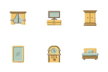 Muebles para el hogar Paquete de Iconos