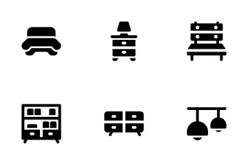 Muebles Paquete de Iconos