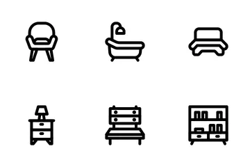 Muebles Paquete de Iconos