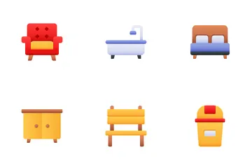 Muebles Paquete de Iconos