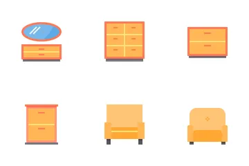 Muebles del hogar Paquete de Iconos