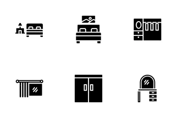 Muebles y hogar Paquete de Iconos