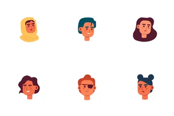 Multicultural People Icon Pack
