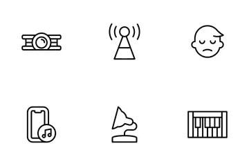 Multimedia And Communication Icon Pack