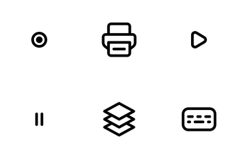 Multimedia Basic UI Vol. 3 Icon Pack