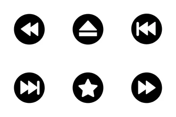 Multimedia Button Icon Pack