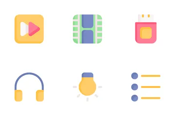 Multimedia Collection Icon Pack