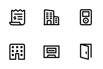 Multimedia Construction Money Icon Pack