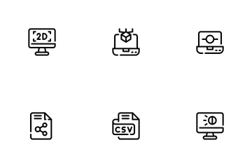 Multimédia et édition Pack d'Icônes