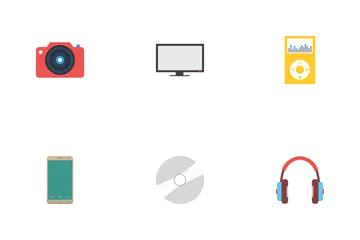 Multimedia Flat Icon Pack