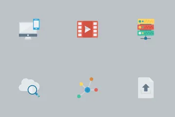 Multimedia Flat Icon Pack