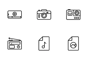 Multimedia Icon Pack