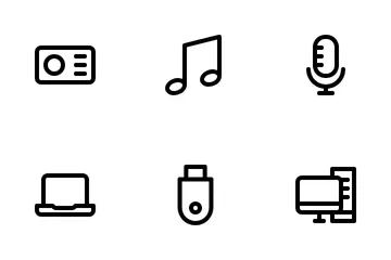 Multimedia Icon Pack