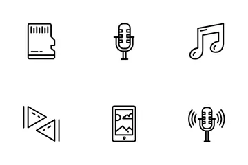 Multimedia Technology Icon Pack
