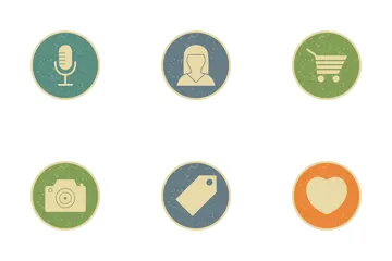 Multimedia Vintage Icon Pack