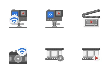 Multimídia e entretenimento Pacote de Ícones