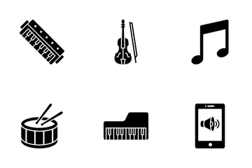 Multimídia e música Icon Pack