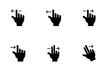 Multitouch Gesture Icon Pack