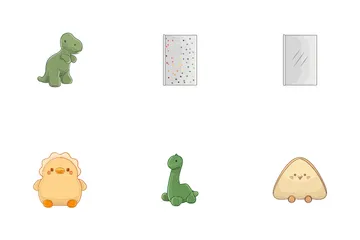 Muñeca y libro Icon Pack