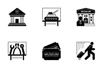 Museum 2 Solid Icon Pack