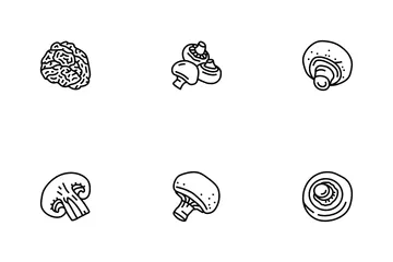 Mushroom Food Forest Fungi Icon Pack