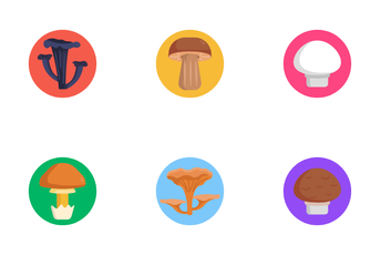 Mushrooms Icon Pack
