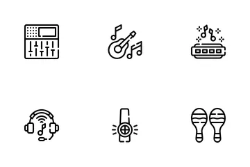 음악 및 오디오 아이콘 팩