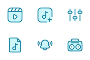 Music And Media Icon Pack