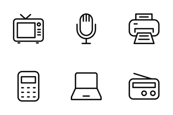 Music And Multimedia Icons Icon Pack