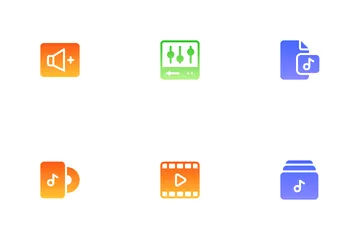 Music And Video App Icon Pack
