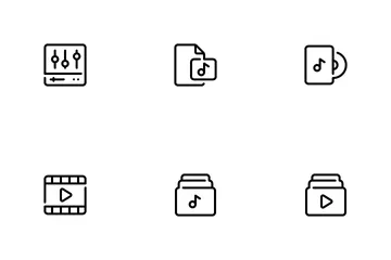 Music And Video App Icon Pack