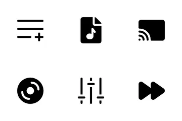 Music And Video Player Icon Pack