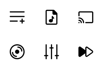 Music And Video Player Icon Pack