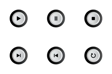 Music Button Icon Pack