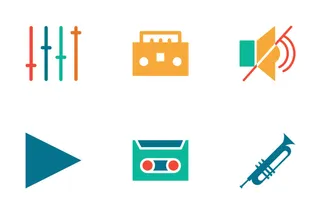 Music Colored Icons