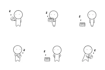 Music Dancing & Disco Icon Pack