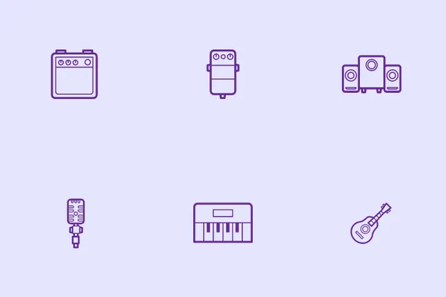 Download Music Elements Icon pack Available in SVG, PNG & Icon Fonts