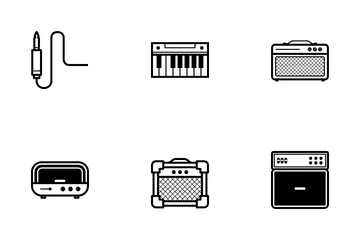 Music Equipment Icon Pack