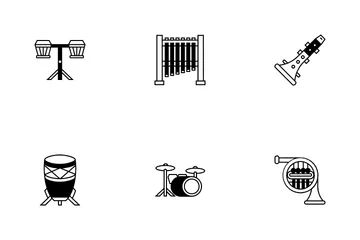 Music Instrument Icon Pack