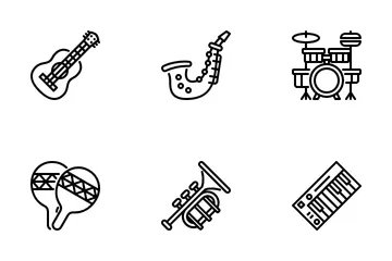 Music Instrument Icon Pack