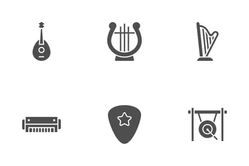 Music Instrument Icon Pack