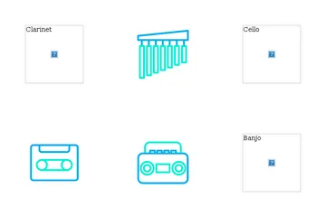 Music Instrument Icon Pack