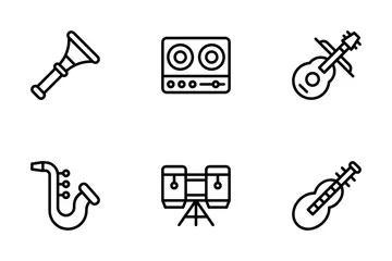 Music Instruments Icon Pack