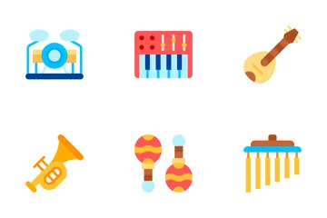 Music Instruments Icon Pack