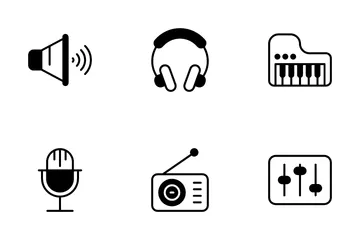 Music Instruments Icon Pack