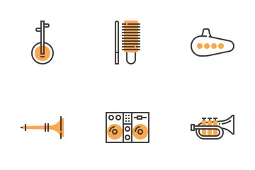 Music Instruments Icon Pack